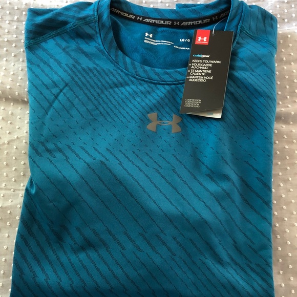 MEN’S UNDER ARMOUR COLD GEAR ATHLETIC SHIRT - Picture 4 of 4